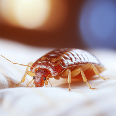 Gros plan sur une punaises de lit